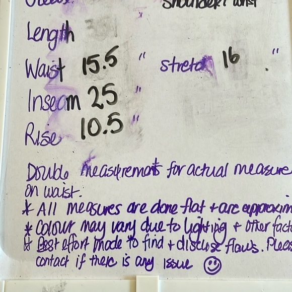 Denim Co Sz 10 button up  raw hem capris - Picture 3 of 8